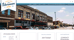 Desktop Screenshot of downtownsherman.com